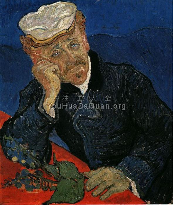 加歇医生的肖像 - 文森特·威廉·梵高